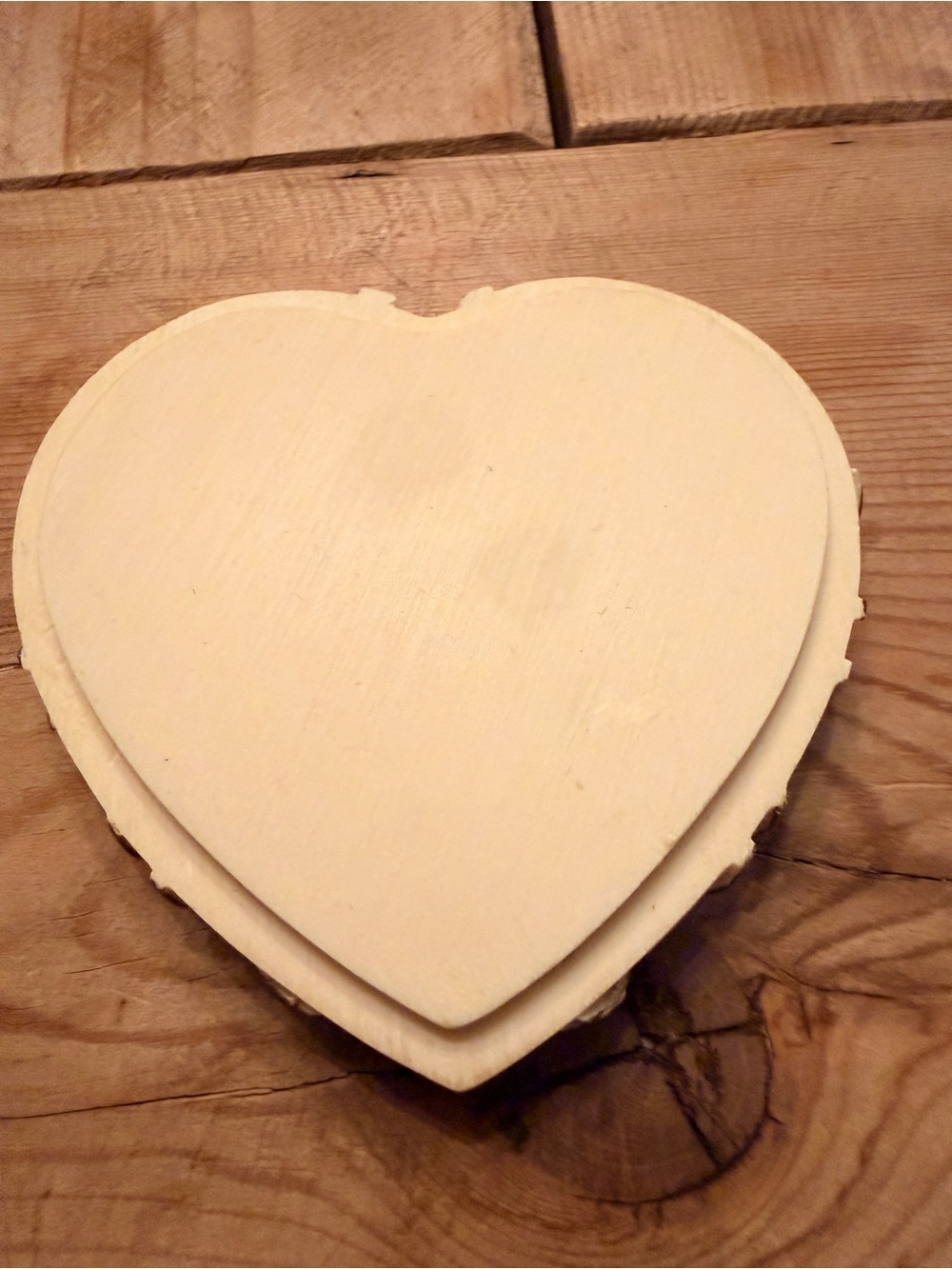 Vintage Dezine Heart-Shaped Floral Trinket Box Cream Pink Roses Hand Painted - Picture 11 of 16